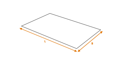 Vetvrij papier 360(L) x 255(B) mm