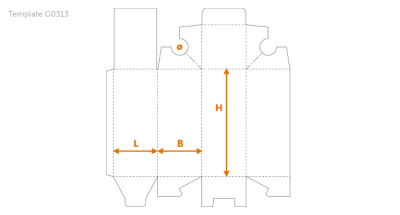 95(L) x 95(B) x 230(H) – 36(ø) mm | G031...